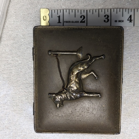 VTG BRONZE CIGARETTE BOX - Picture 2 of 7